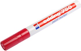 Фото 1/6 750-002, Red 2 → 4mm Medium Tip Paint Marker Pen for use with Glass, Metal, Plastic, Wood