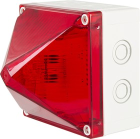 Фото 1/2 X700-22-02, X700 Synchronous Series Red Flashing Beacon, 230 V, Surface Mount, Wall Mount, Xenon Bulb, IP66, IP67