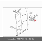 A9017430172, Ручка двери Mercedes Benz Sprinter (w901, w902, w903, w904 ...