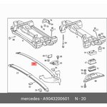 9043200601, Рессора подвески MB: SPRINTER W904 408-416 01/95-07/06 3.5t