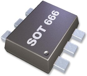 BC857BV, Dual PNP Transistor, 100 mA, 45 V, 6-Pin SSMini
