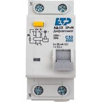 ETP Автомат дифференциальный 1P+N 32А тип АС 30 мА 4,5 кА 19015