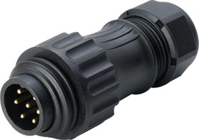 Circular Connector, 7 Contacts, Cable Mount, Male, IP67