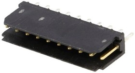 Фото 1/5 76384-310LF, Pin Header, Wire-to-Board, 2.54 мм, 1 ряд(-ов), 10 контакт(-ов), Сквозное Отверстие