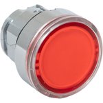 XB4BW-R, Исполнительный механизм кнопки XB4 красный плоский возвратный без ...