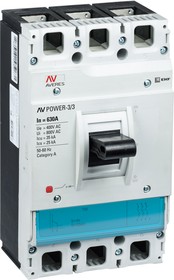 Фото 1/4 Выключатель автоматический 3п 630А 35кА AV POWER-3/3 TR AVERES EKF mccb-33-630-TR-av