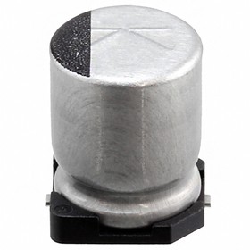 Фото 1/2 50THV47M8X10.5, 47uF 50V 250mA@100kHz 360m@100kHz 20% SMD,D8xL10.5mm Aluminum Electrolytic Capacitors - SMD ROHS