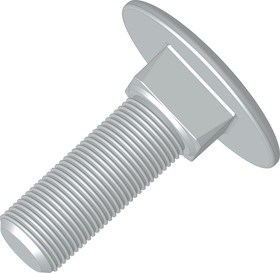 Винт с гладкой головкой и квадратным подголовником 6х30