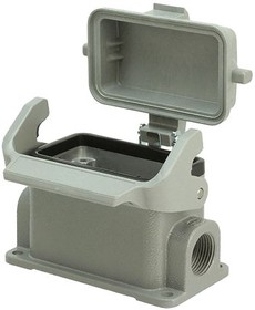 19300101255 Heavy Duty Power Connectors SURFACE MOUNTING HSG HAN 10B 1 SIDE ENTRY 