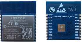 Фото 1/2 ESP-WROOM-02D [2MB], Встраиваемый Wi-Fi модуль на базе чипа ESP8266EX с PCB-антенной
