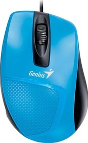 Фото 1/2 Мышь Genius Mouse DX-150X ( Cable, Optical, 1000 DPI, 3bts, USB ) Blue