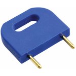 D3088-97, Circuit Board Hardware - PCB SHORTING LINK PLUG BLUE INSULATED