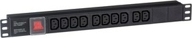 Блок розеток ServerPro PDU-19H001 Al-10C13-C14-SW 19 1U Алюминий 10 IEC 320 C13 С14280859