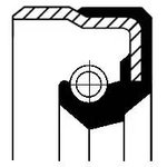 01020679B, Сальник ступицы колеса 100x130x12 FPM B1BAVIX1