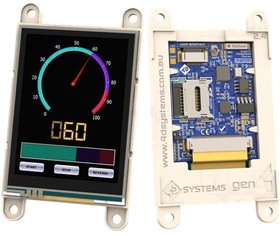 Фото 1/6 gen4-IoD-24T, Display Modules 2.4", 240x320 pixels, slim Intelligent Display Module powered by Espressif ESP8266 SoC built-in Wifi and Resis