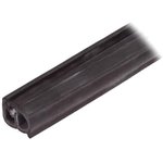 GN2180EPDM-13-D-10, Защитная кромка, EPDM, L: 10м, черный, H: 13мм, W: 11мм, -40-100°C