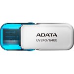 Флэш-накопитель 64GB AUV240-64G-RWH WHITE ADATA