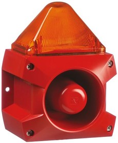 23351804000, PA X 5-05 Sounder Beacon 100dB, Amber Xenon, 24 V dc