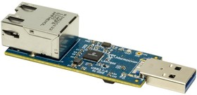 Фото 1/5 EVB-LAN7800LC-1, Evaluation Board, LAN7800 USB To Ethernet Controller, USB A To Gigabit Ethernet, Bus Powered