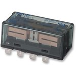 SP4-P-DC24V, Универсальное реле, серия SP, силовое, без защелки, 4PDT, 24В DC, 10А