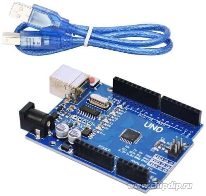 Arduino Uno R3 (ATmega, CHG) с кабелем Купить в розницу и оптом по низким ценам.