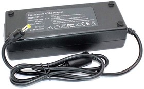Блок питания (сетевой адаптер) OEM для монитора и телевизора LCD 12V 10A 120W 5.5x2.1 мм черный, без сетевого кабеля