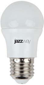 Фото 1/4 Лампа светодиодная PLED-SP 7Вт G45 шар 5000К холод. бел. E27 540лм 230В JazzWay 1027887-2
