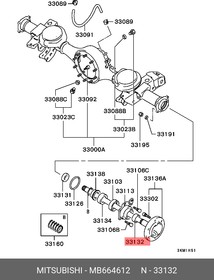 Фото 1/3 MB664612, Сальник полуоси MITSUBISHI L200, PAJERO/MONTERO