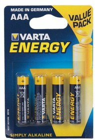 04103229414, Батарейка Varta Energy (AAA, 4 шт.)