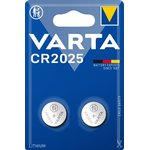 Батарейка Varta (CR2025, 2 шт)