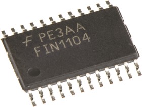 FIN1104MTC, LVDS Repeater Quad LVDS, 24-Pin TSSOP, ON Semiconductor | купить в розницу и оптом