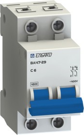 Engard Автоматический выключатель ВА47-29 2р C10 4,5кА VA4729-2С-10