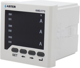 Aster Амперметр цифровой однофазный AMD-991 0-9999А (трансформаторный) AMD-991