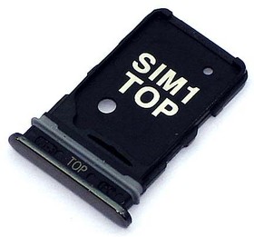 Фото 1/2 Держатель (лоток) SIM карты для Samsung Galaxy A80 (A805F) черный