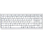 Клавиатура для ноутбука Acer Aspire E5-573 белая без рамки без подсветки