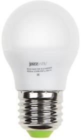Фото 1/2 1036988A, Лампа светодиодная LED 5Вт E27 400Лм белый матовая шар 230V/50Hz ECO