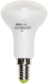 Фото 1/4 Лампа светодиодная PLED-ECO 5Вт R50 рефлектор матовая 4000К нейтр. бел. E14 400лм 230В 50Гц JazzWay 1037046A