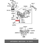 MD372249, Сальник к.в.MITSUBISHI/HYUNDAI TUCSON/MAGENTIS/ CARISMA/PAJERO ...