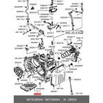 Фильтр АКПП MITSUBISHI MD758684