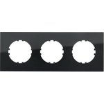 3-постовая рамка квадратная, черная, LK Vintage-Quadro 884308-1