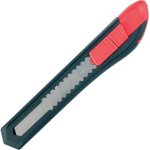 Канцелярский нож Start 18 мм, фиксатор, корпус черно-красный, европодвес 235472
