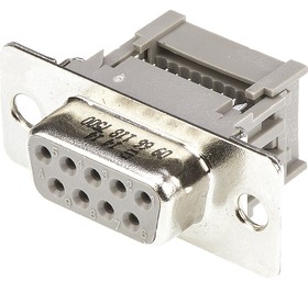 Фото 1/4 09661187500, 9 Way Cable Mount D-sub Connector Socket, 2.77mm Pitch