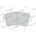 MBF015025, Колодки тормозные OPEL Movano (01-) передние (4шт.) MANDO