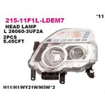 215-11F1L-LDEM7, Фара лев NISSAN: X-TRAIL - 09/10- ЛИНЗОВАН