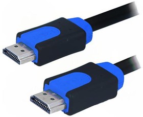 Фото 1/2 CHB1110, Кабель, HDMI 1.4, вилка HDMI, с обеих сторон, 10м, черный, синий