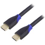 CH0065, Кабель, HDMI 2.0, вилка HDMI, с обеих сторон, 7,5м