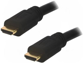 Фото 1/2 CH0053, Кабель, HDMI 1.4, вилка HDMI, с обеих сторон, 10м, черный