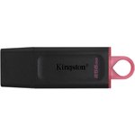 Флеш Диск Kingston 256Gb DataTraveler Exodia DTX/256GB USB3.0 черный/красный