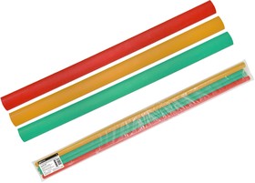 SQ0548-1506, Трубки термоусаживаемые, клеевые, набор 3 цвета по 3 шт. ТТкНГ(3:1)-7,9/2,65 TDM Electric