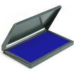 9054 офисная настольная СИНЯЯ штемпельная подушка 97х176мм 172768030